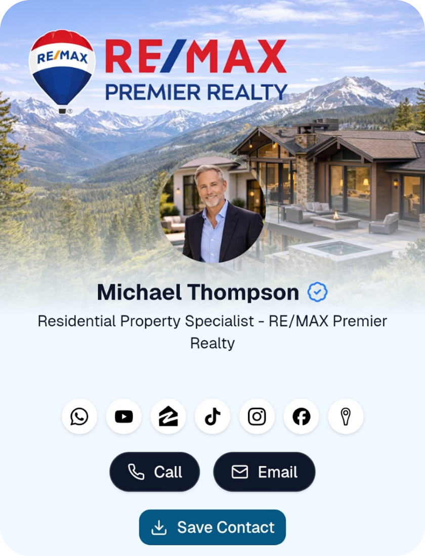 Agent profile card
