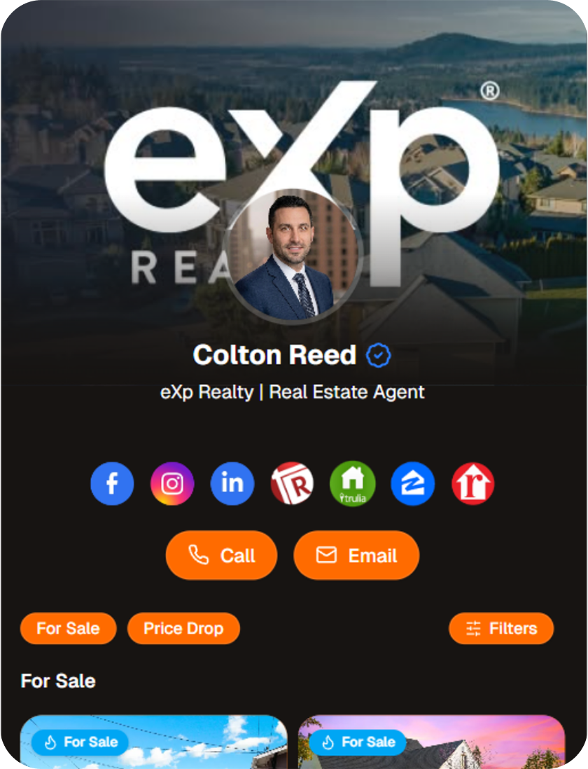 Agent profile card
