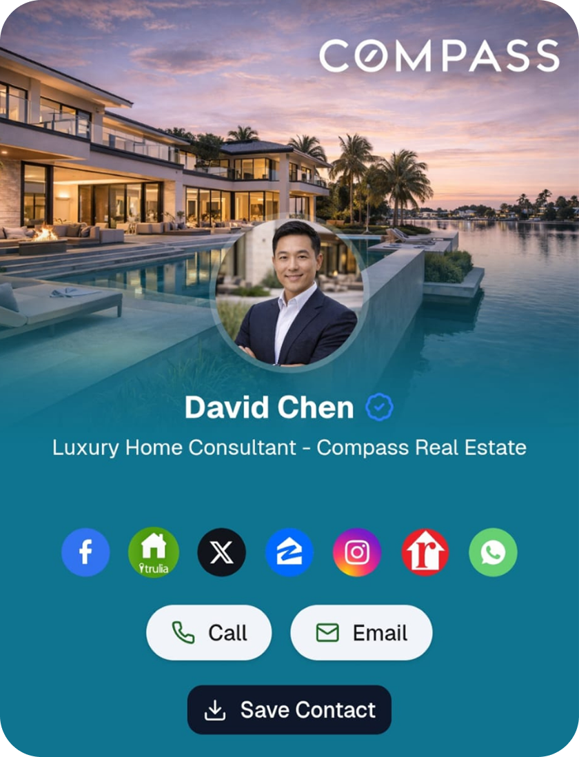 Agent profile card