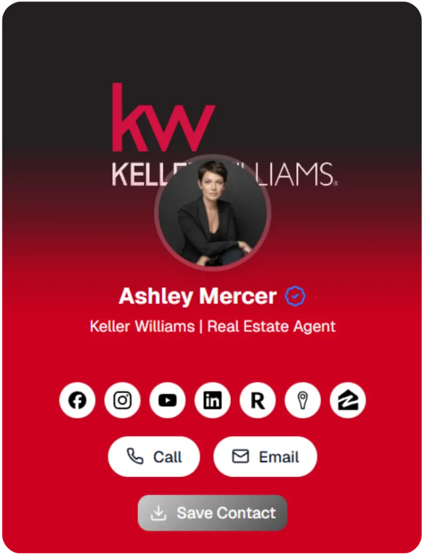 Agent profile card