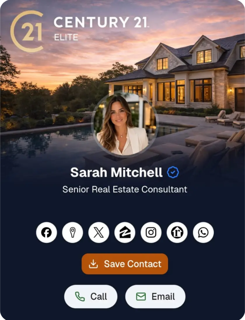 Agent profile card