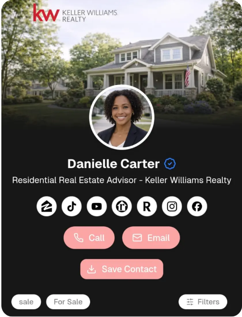 Agent profile card