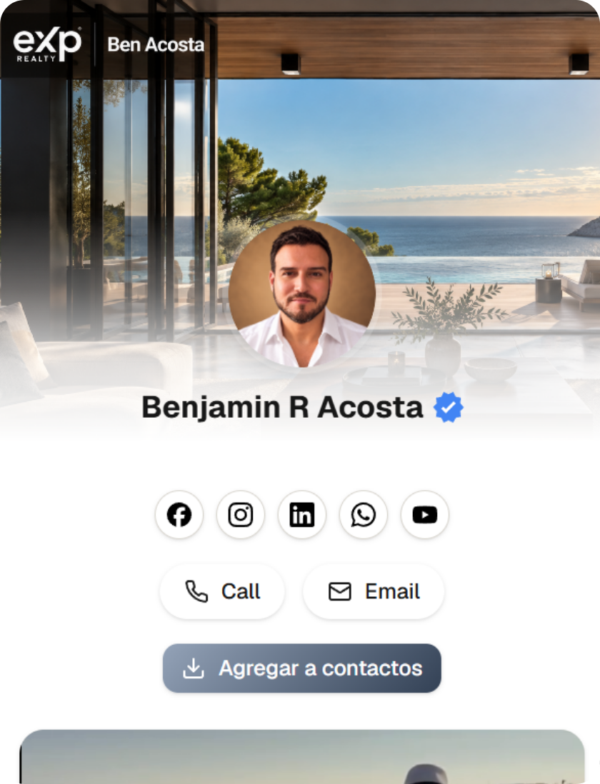 Agent profile card