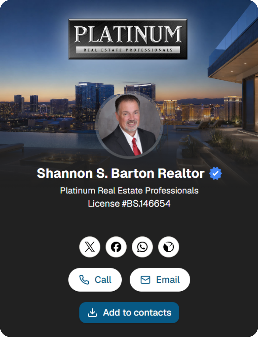 Agent profile card
