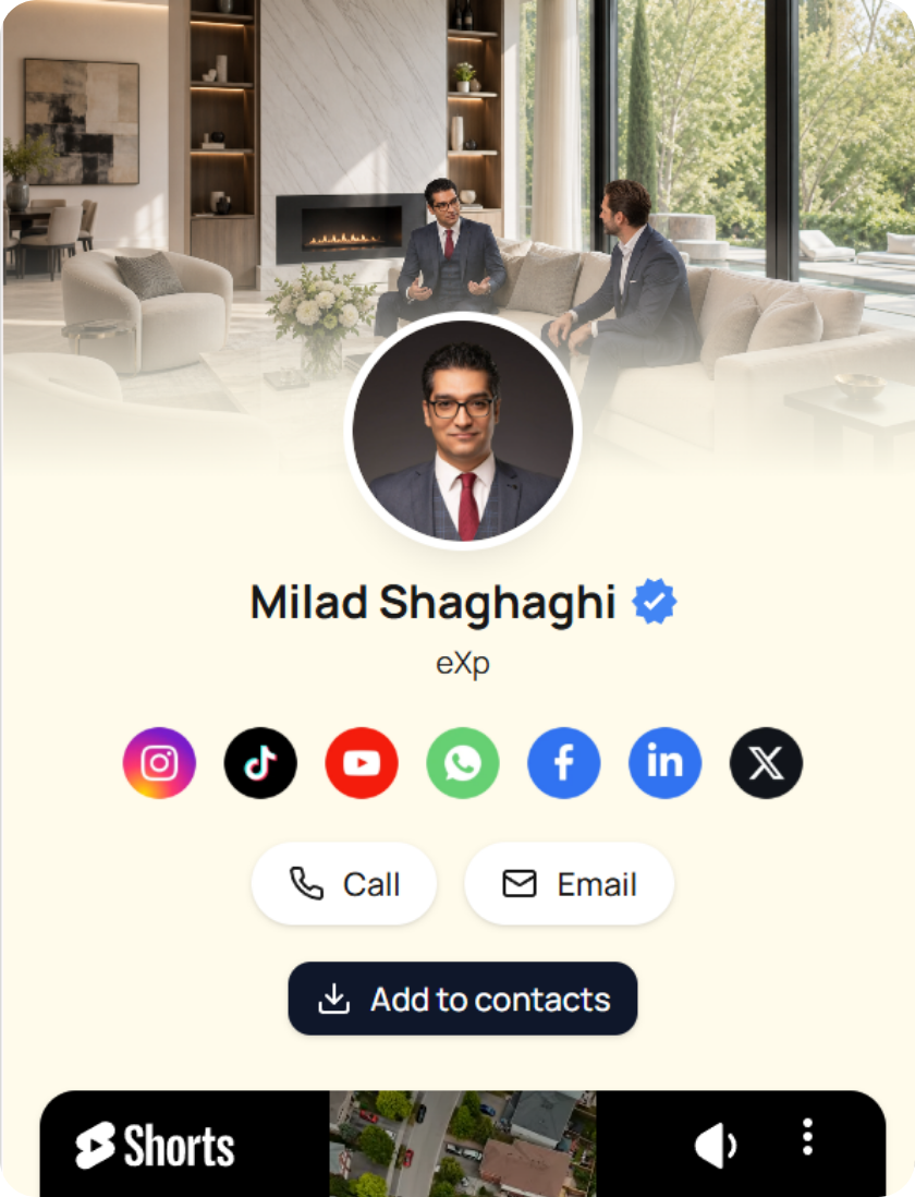 Agent profile card