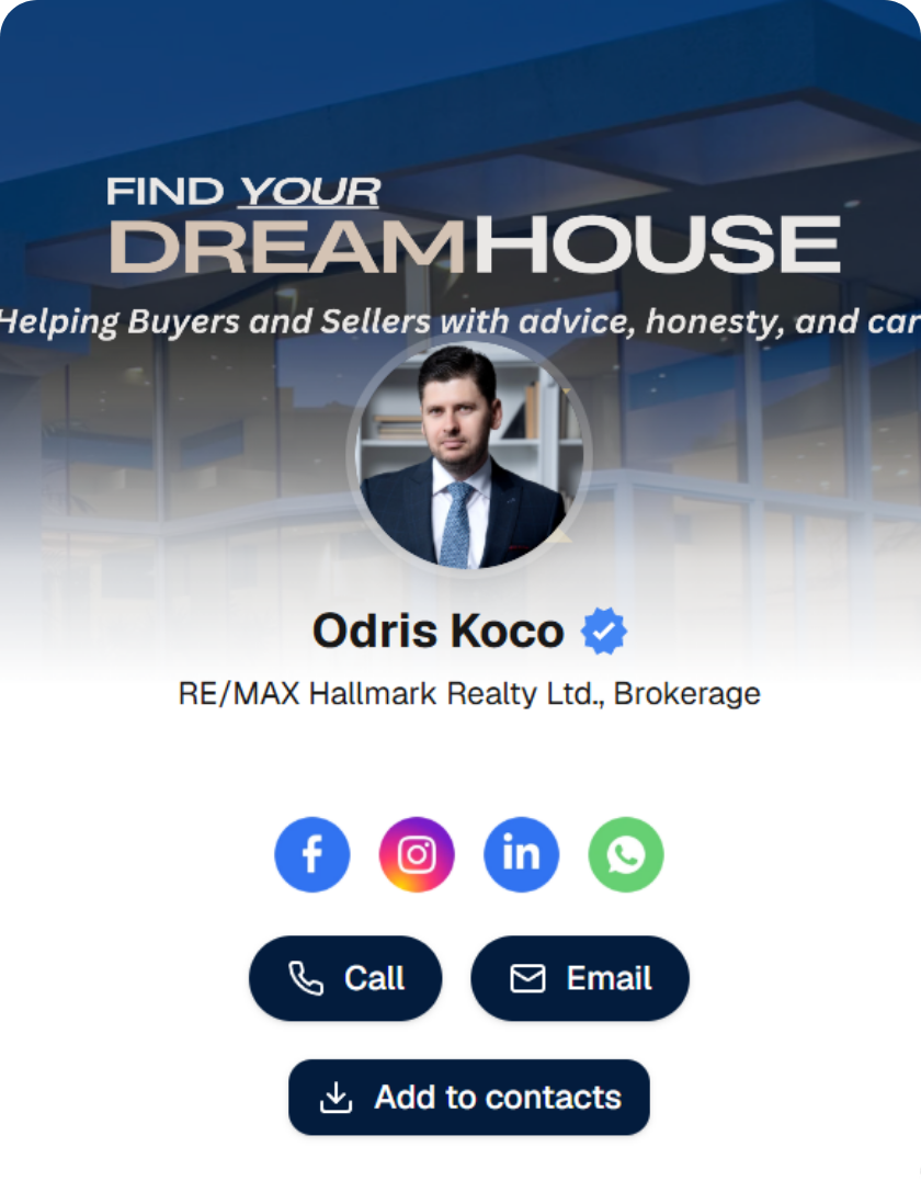Agent profile card