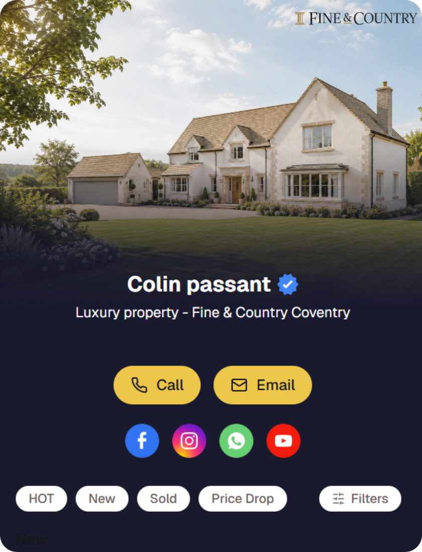 Agent profile card